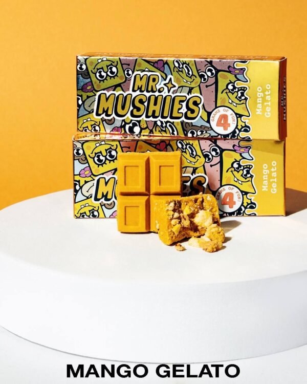 Mr. Mushies Mango Mushroom Chocolate Bar