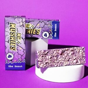 Mr. Mushies Ube Mushroom Chocolate Bar